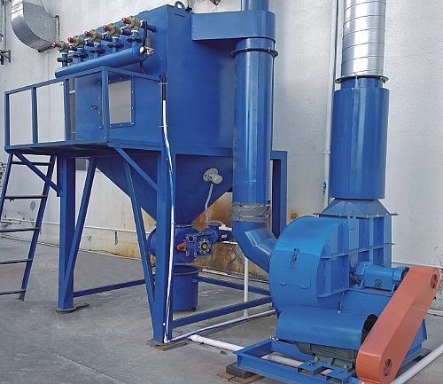 焊接式中央除塵器